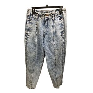 Vintage Whipp Womens Size 13 Blue Acid Wash Mom Jeans